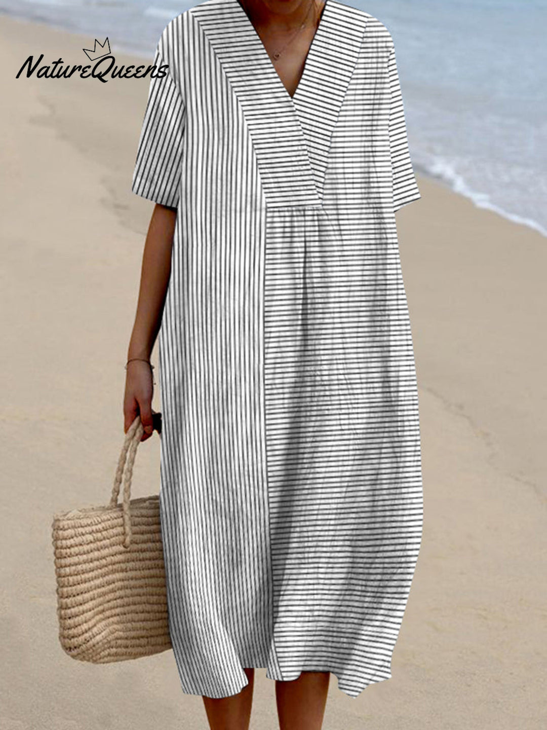 Isa | Vintage Streifen-Kleid