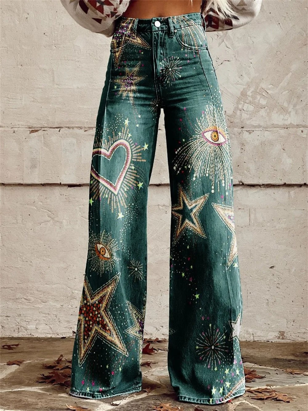 Sophia™ - Hochtaillierte Weite Hosen