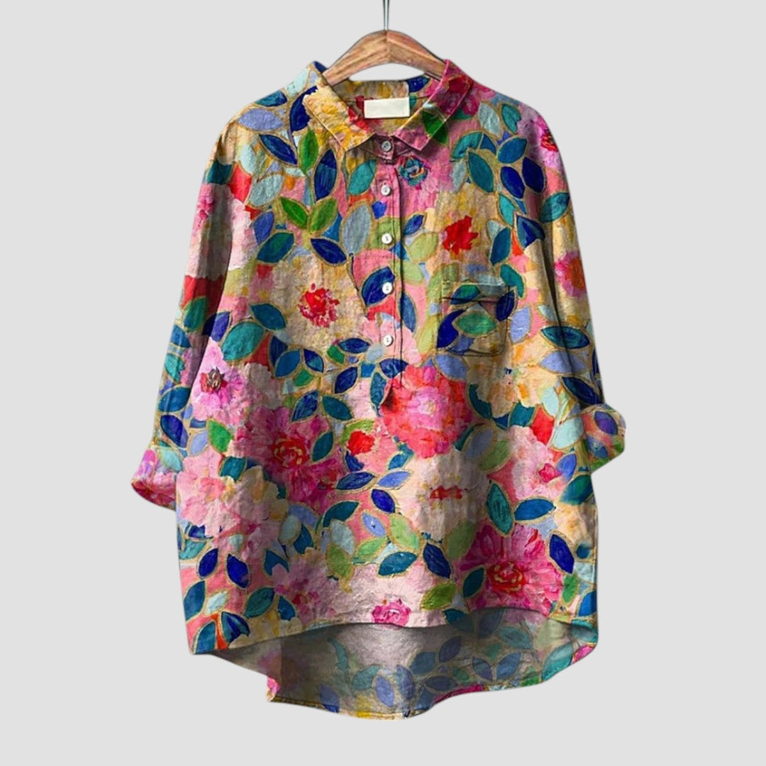 ZÉLIA | Bequeme und trendige Blumenbluse