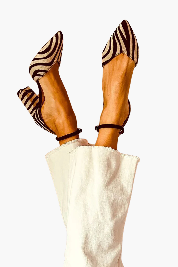 Zebrina™ | Zebramuster Sandalen