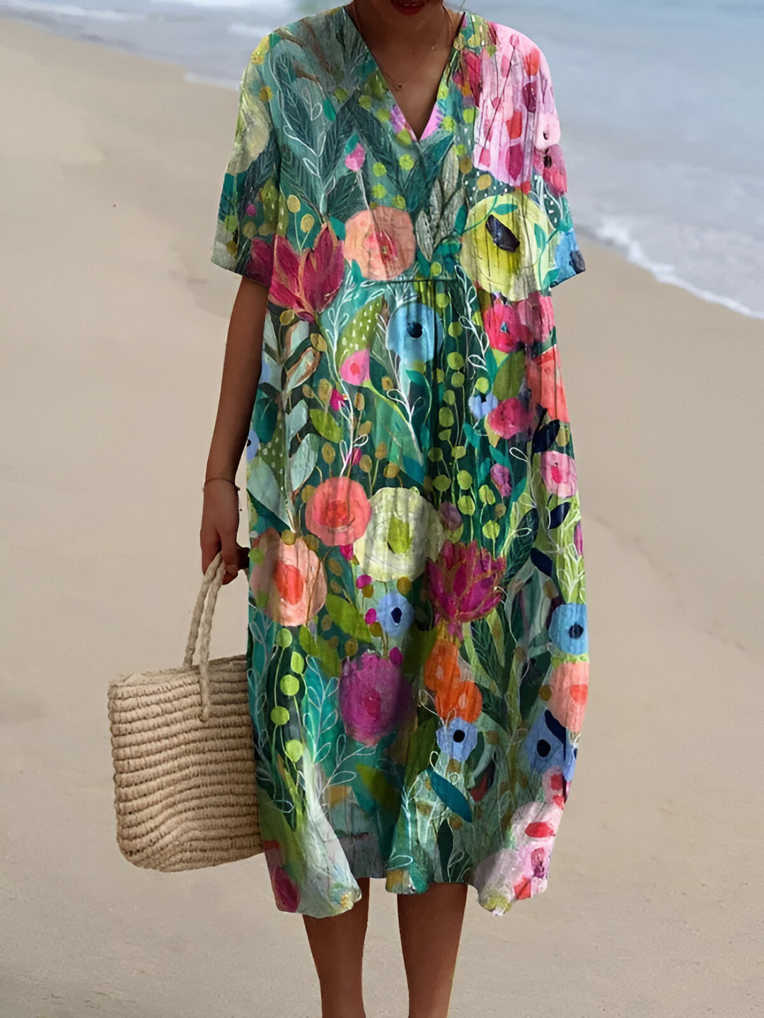Arelle | Bedruckter Sommerwind-Kleid