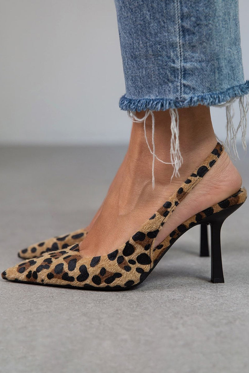 Laro | Spitzentop mit Leo-Muster in Kaki-Farbe