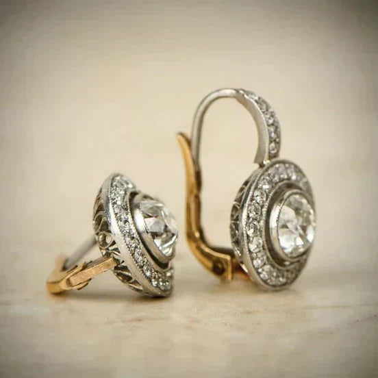 Berna - Vintage Silberohrringe mit Zirkonia