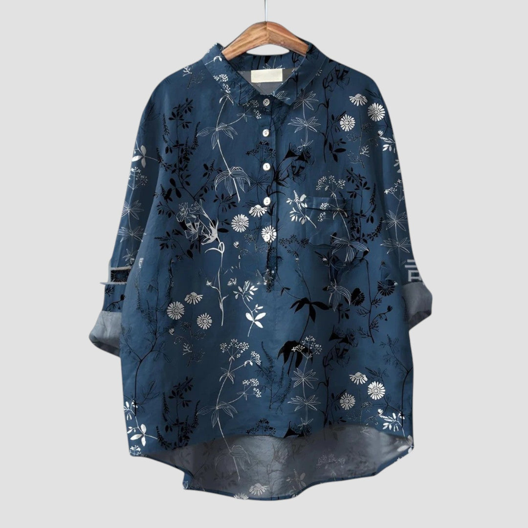 ÉLISA ⏐ Elegante Damenbluse mit mutigem Muster