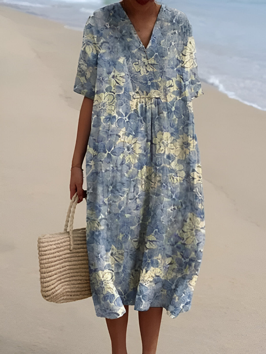 rianne | Bedruckter Sommerbrise-Kleid