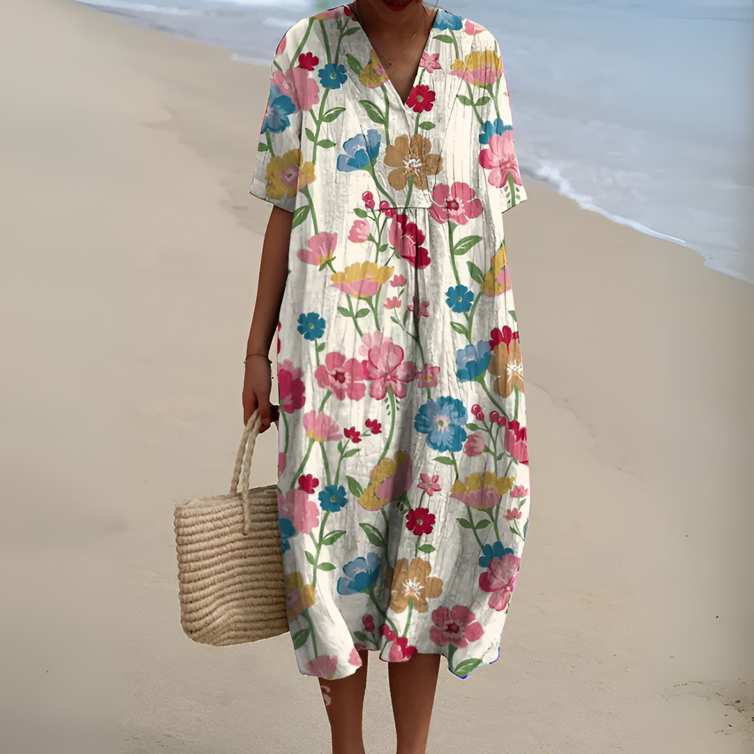 Noelia | Bedruckter Kaftan Sommerbrise
