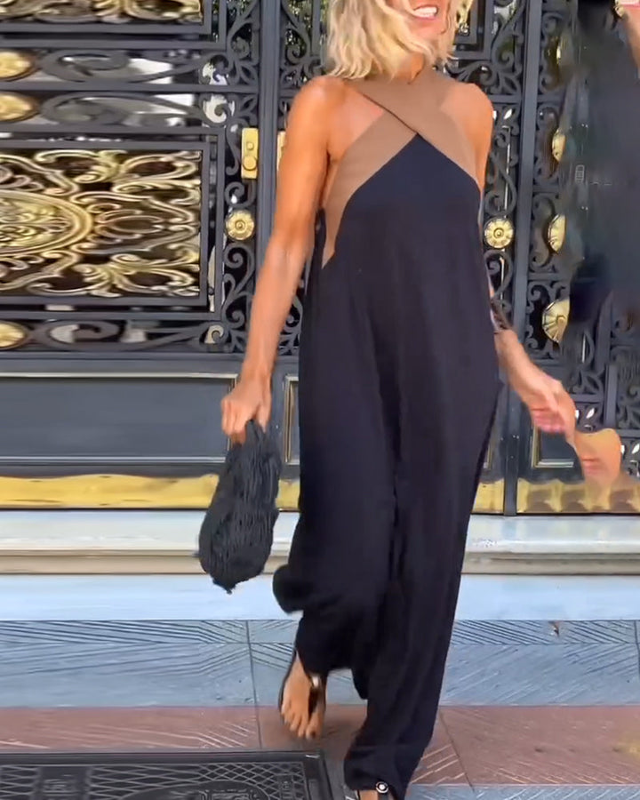 Nicole - Stilvolles Crossover-Ausschnitt-Kleid