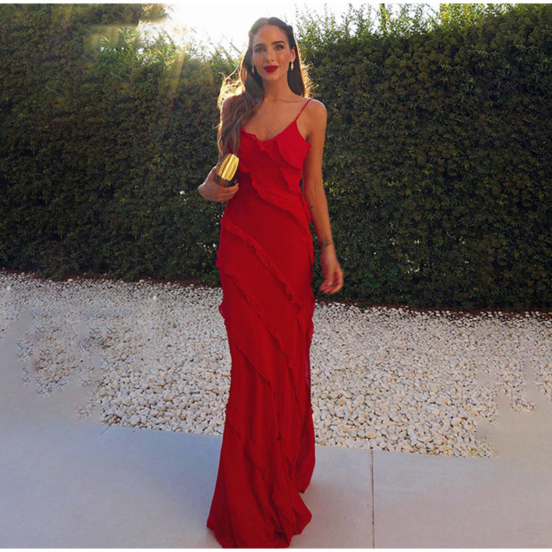 ROSARIA | Elegantes Kleid mit Raffungen