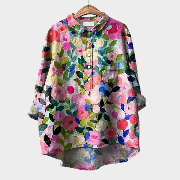 Louna | Elegante Bluse mit Blumenmuster