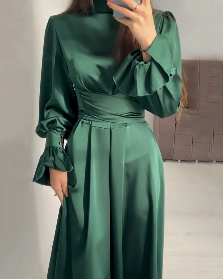 ItalianFrost - Satin Maxi Kleid