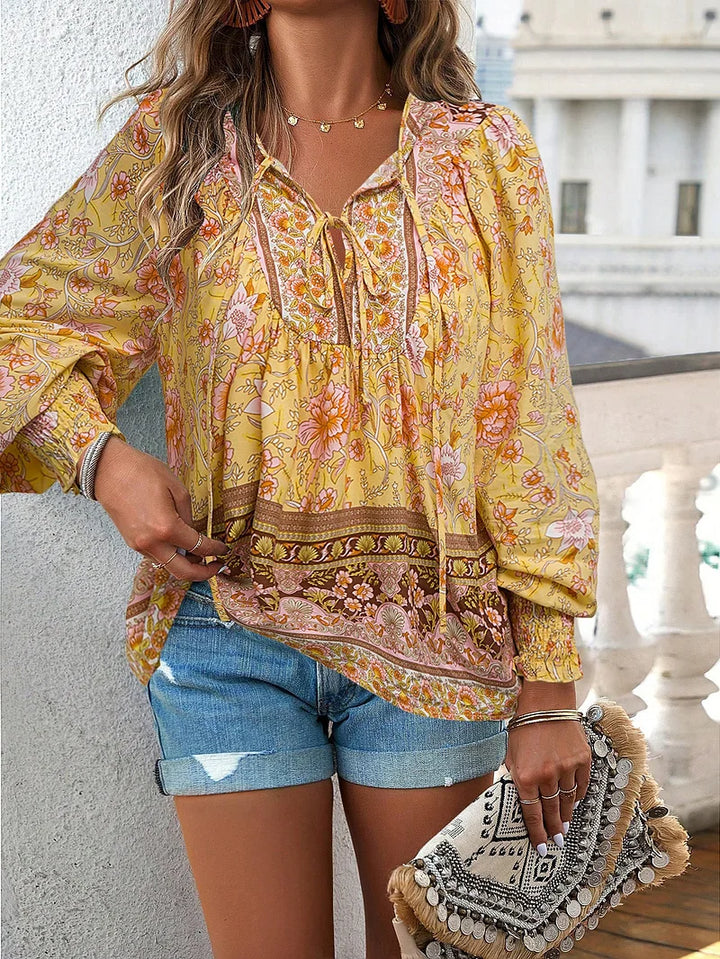 Sallie    | Oberflächendesign Bohemien-Flüssigkeit mit Blumenmuster