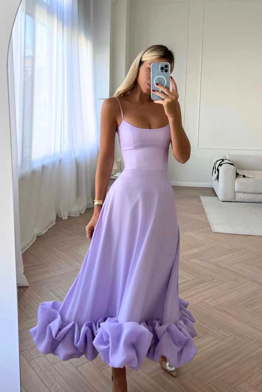 Elegantes zartes Rosenkleid