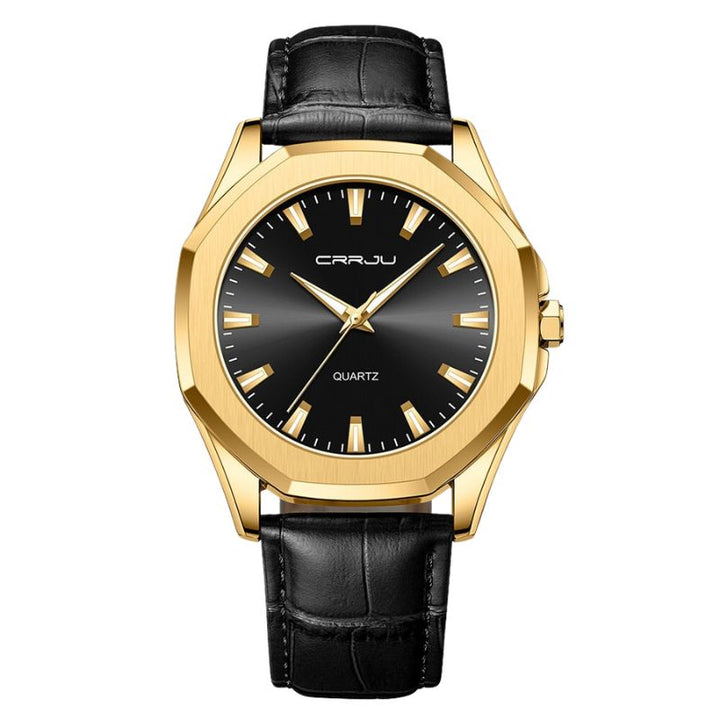 van Baerle - Casual minimalistisches Quarzarmbanduhr