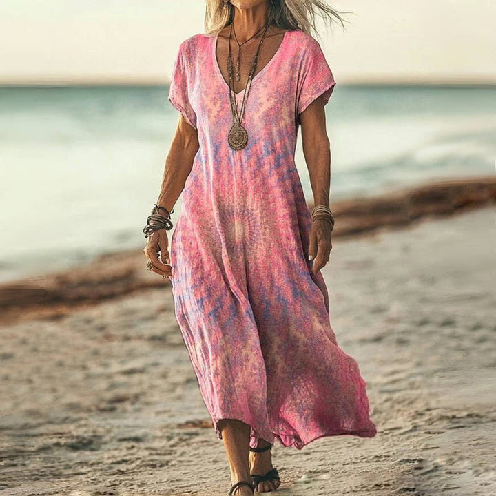 LUNA - Vintage Farbverlaufkleid
