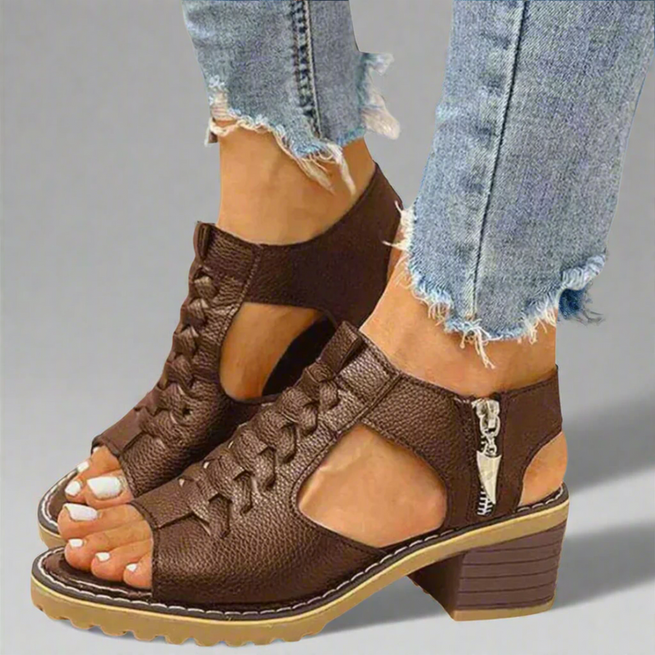 Gertrud | Orthopädische Sandalen mit Premium-Absatzkomfort