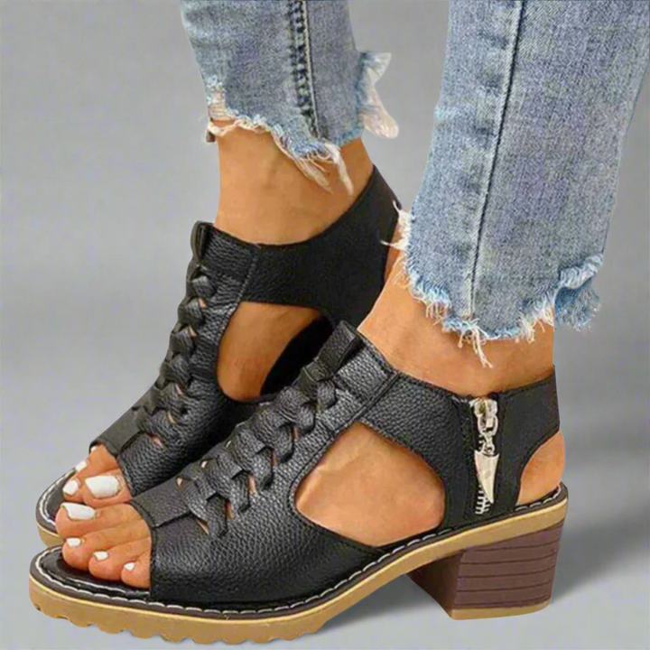 Gertrud | Orthopädische Sandalen mit Premium-Absatzkomfort