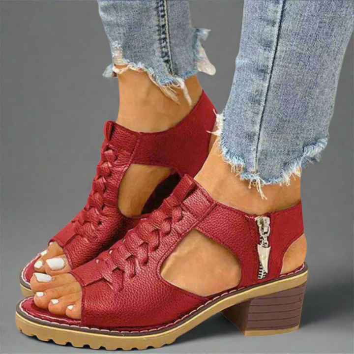 Gertrud | Orthopädische Sandalen mit Premium-Absatzkomfort