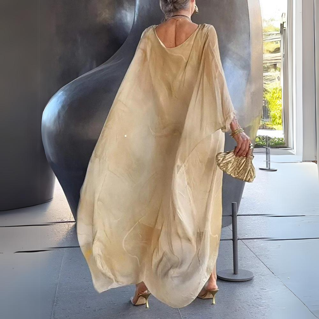Laura  - Charmantes Seidenchiffonkleid