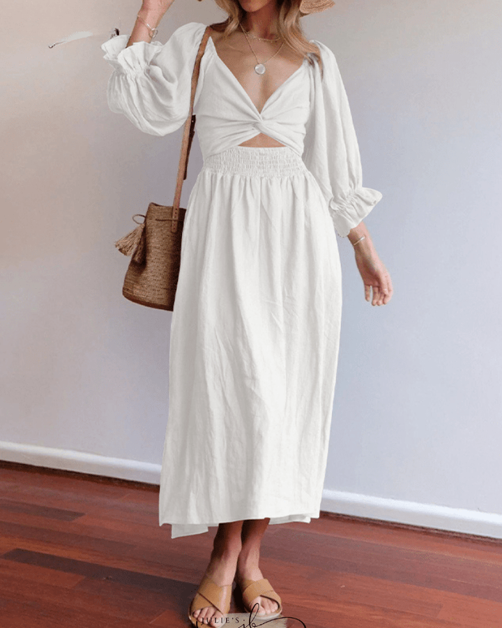 Tana | Französisches Kleid mit Rüschensleeves