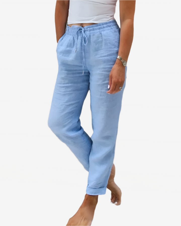 Lena | Bequeme Leinenhosen