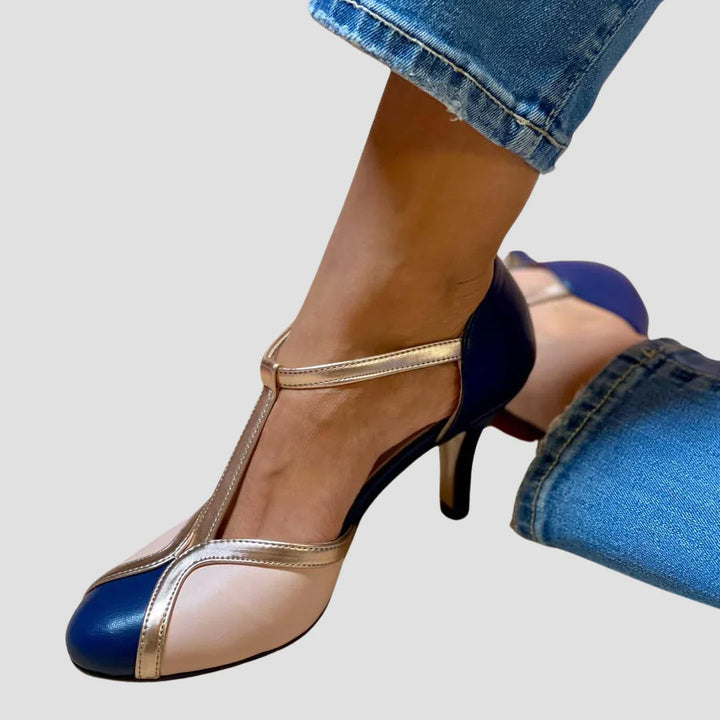 FINA | Zwei Farbige High Heel Sandalen