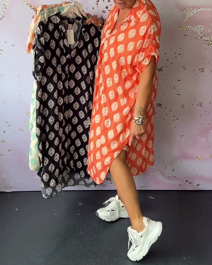 Fischer & Wagner | Stilvolle Kleid mit V-Ausschnitt