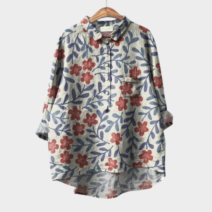 Louna | Elegante Bluse mit Blumenmuster