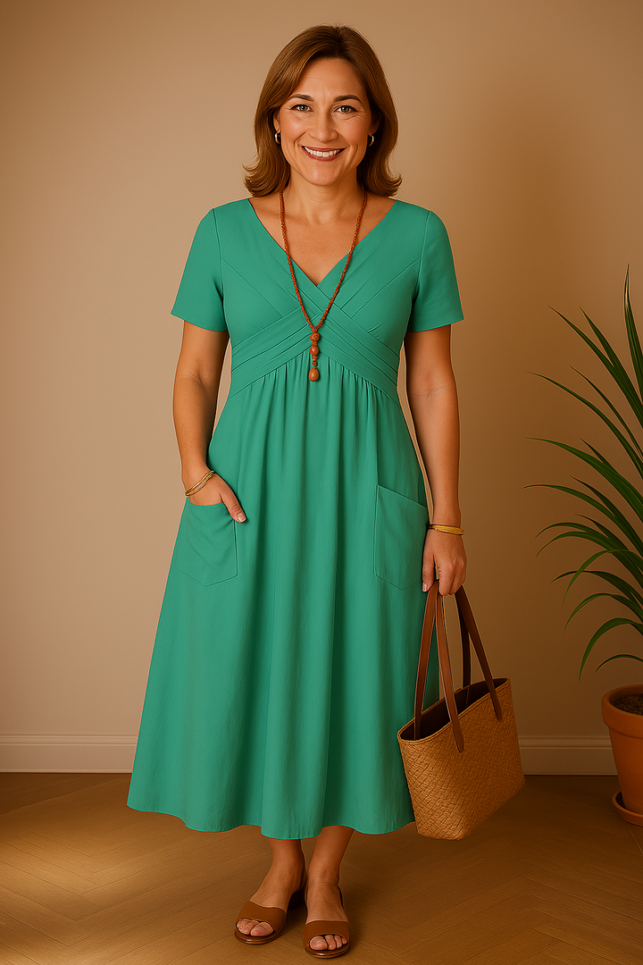 Magdalena - Elegantes und schmeichelhaftes Kleid