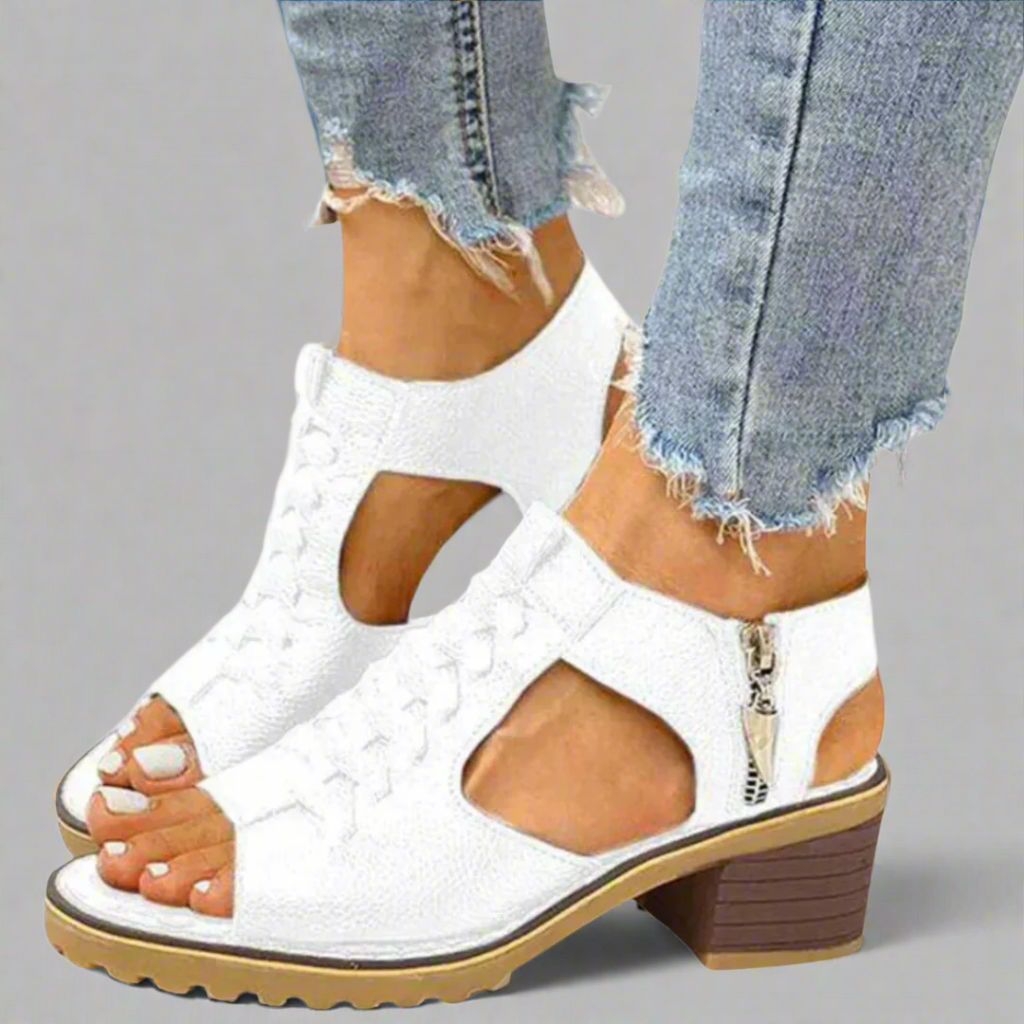 Gertrud | Orthopädische Sandalen mit Premium-Absatzkomfort