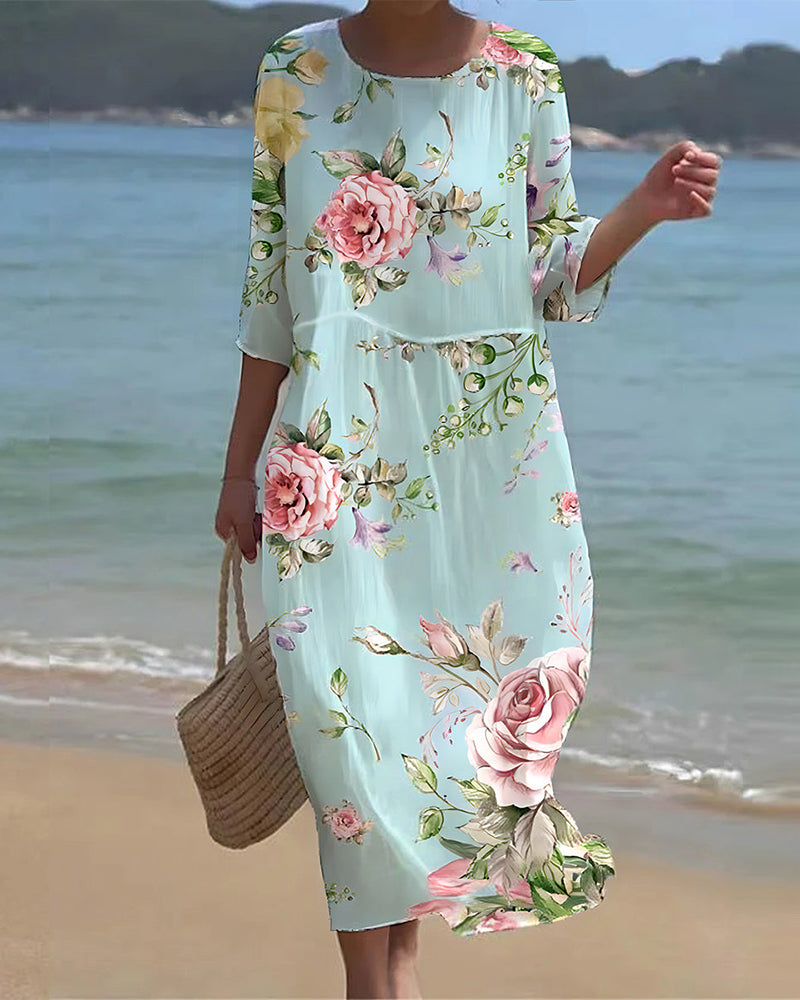 Mara | Elegante Blumenrobe