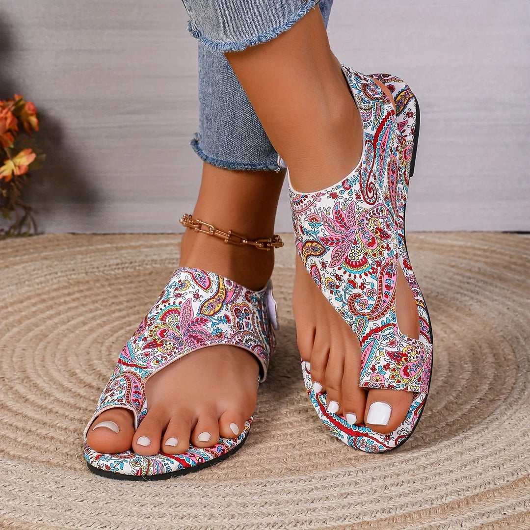 Riley - Vintage-Böhmische Sandalen