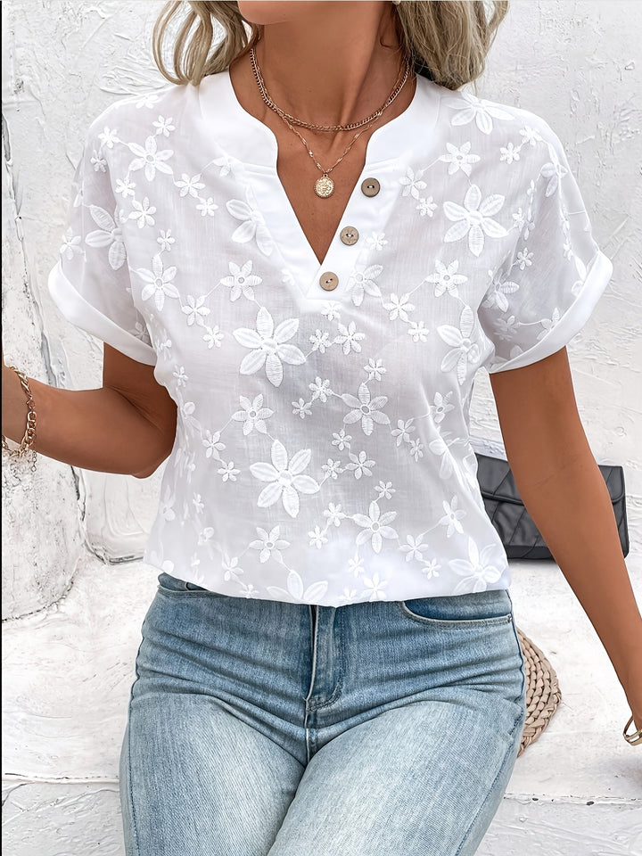 Cyra | Elegante weiße Bluse