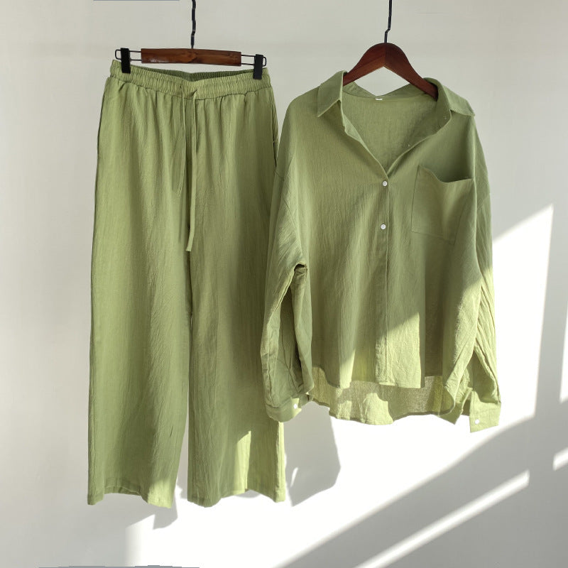Halina | Gemütliches Entspannungs-Shirt & Hosen-Set