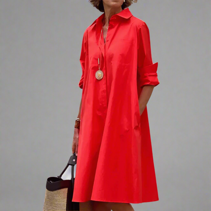 Sandrine | Lässiges und Elegantes Polokleid