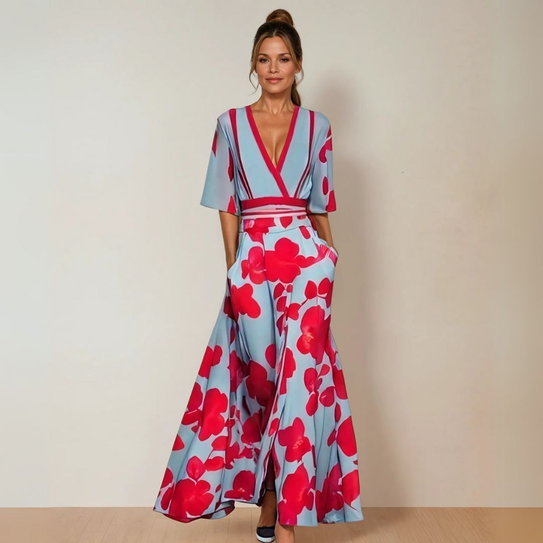 Amara | Zeitlose Blumen-Kleid