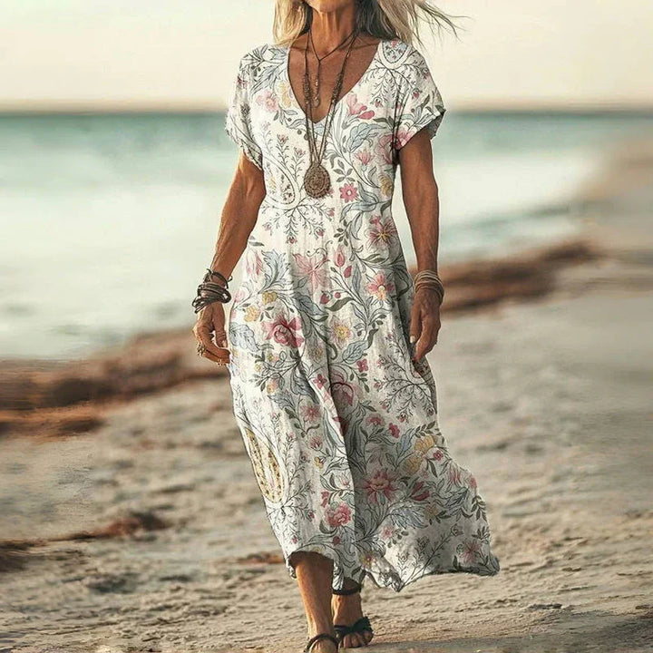 LUNA - Vintage Farbverlaufkleid