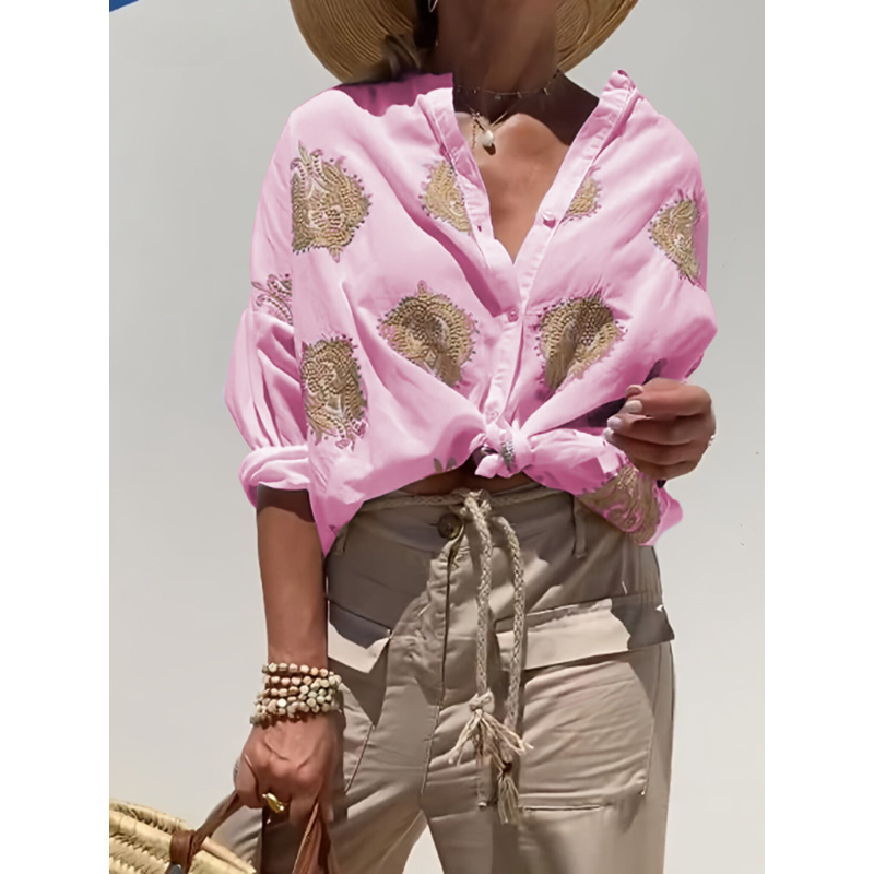 Simone | Schicke Bluse im Ibiza-Stil