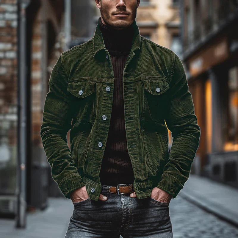 Yarden | Vintage Kordjacke einreihig