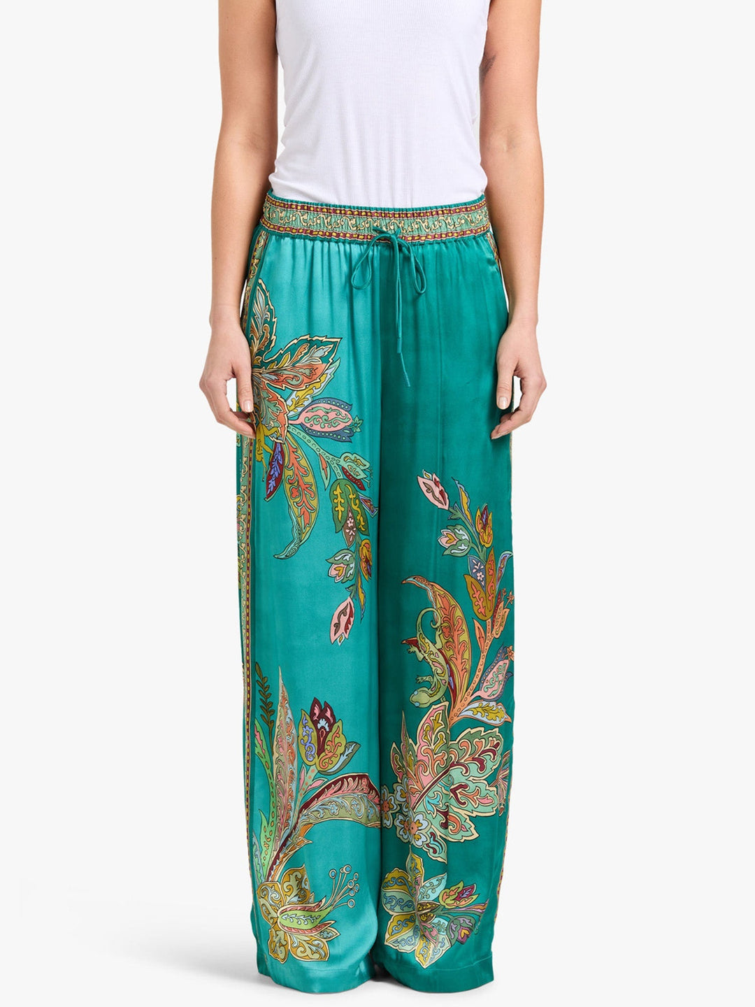 Completo Emerald Luxe – Oversized Hemd und Weitehose