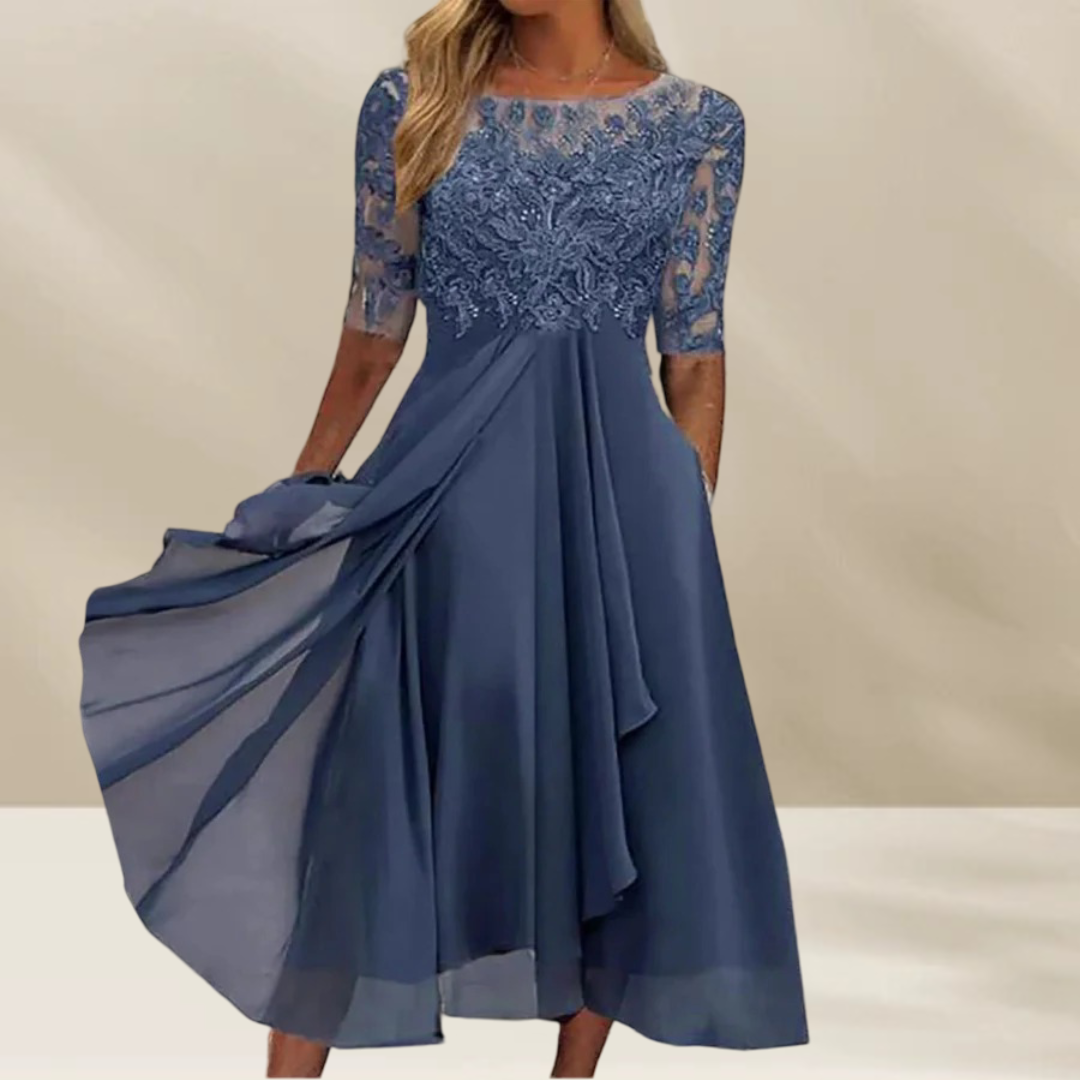 Sybille | Elegantes Spitzenkleid