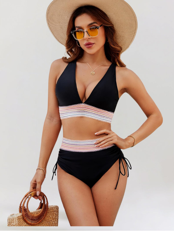 Lizia | Bauchweg-Bikini-Set mit hoher Taille