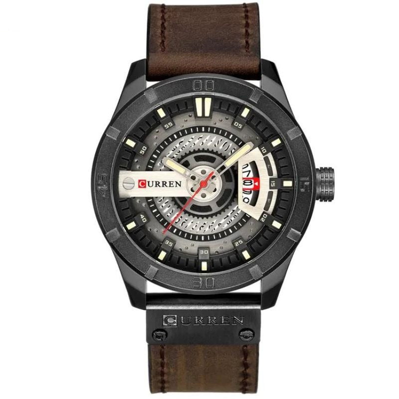van Baerle- Sport Militär Herrenarmbanduhr mit Quarz