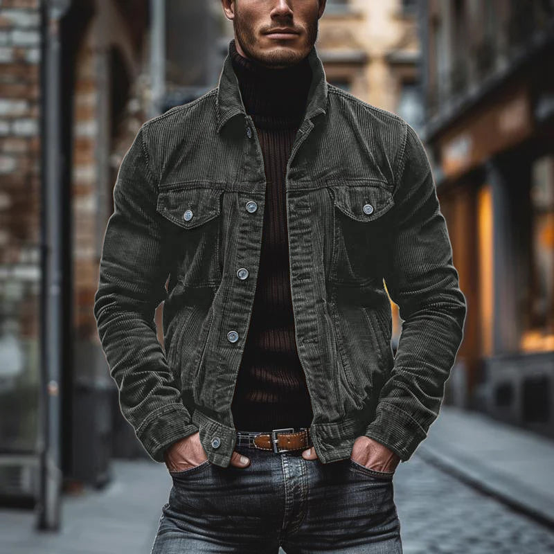 Yarden | Vintage Kordjacke einreihig
