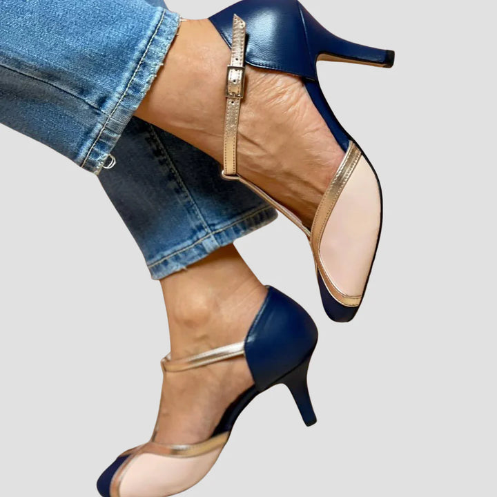 FINA | Zwei Farbige High Heel Sandalen