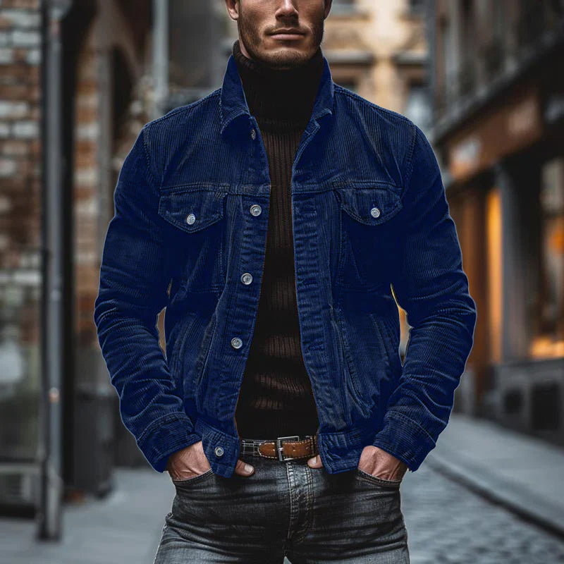 Yarden | Vintage Kordjacke einreihig