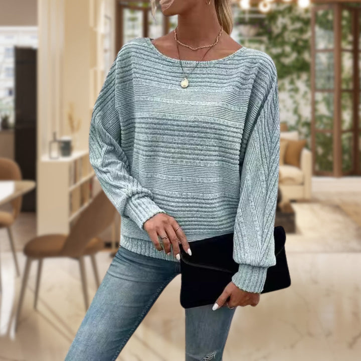 Anna  - Strukturierter Pullover für Damen