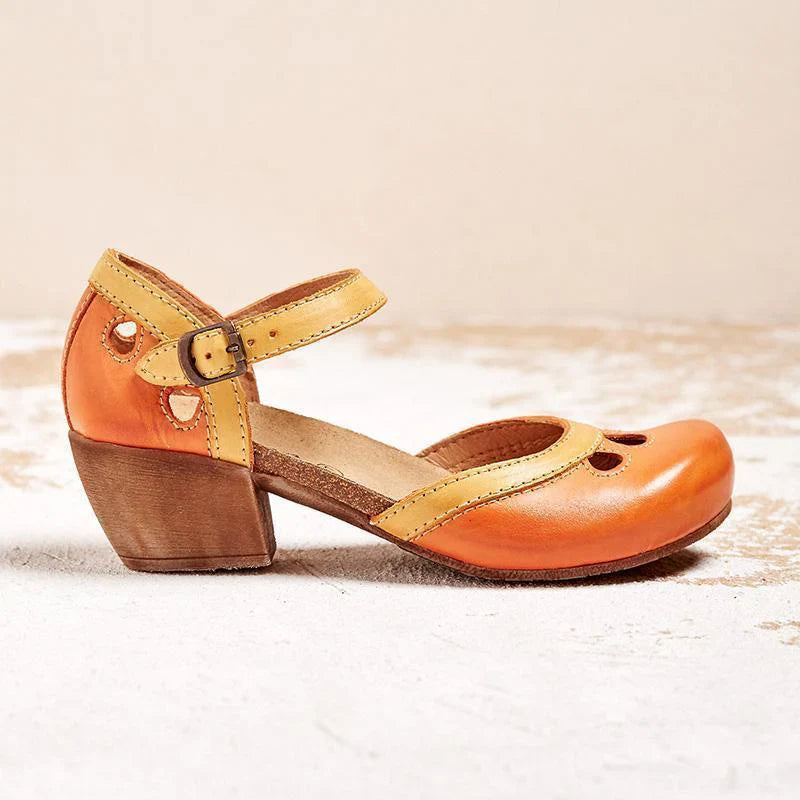Benita | Bequeme Sandalen mit niedrigen Absätzen