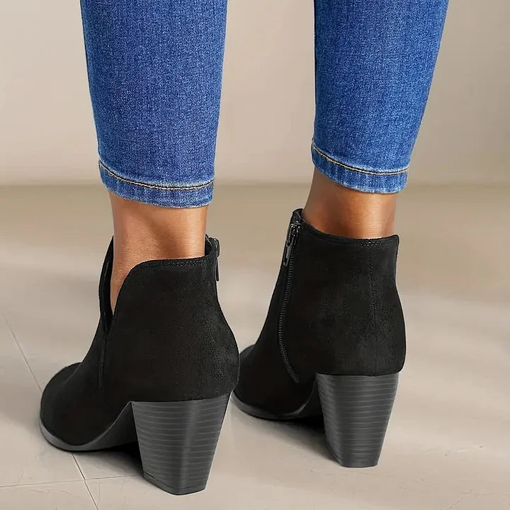 SOPHIE - Damen-Stiefeletten mit Blockabsatz