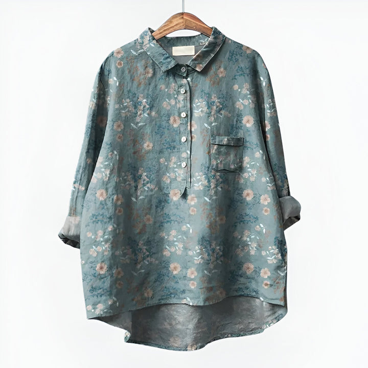 Maud| Bluse mit elegantem Blumenmuster