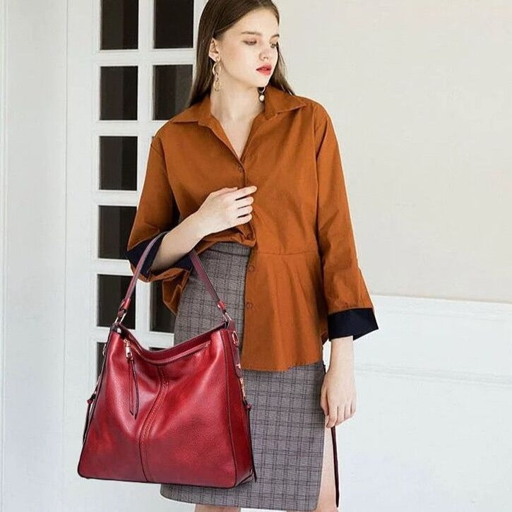 Brooklyn Tote Eleganz | Schultertasche mit großem Fassungsvermögen